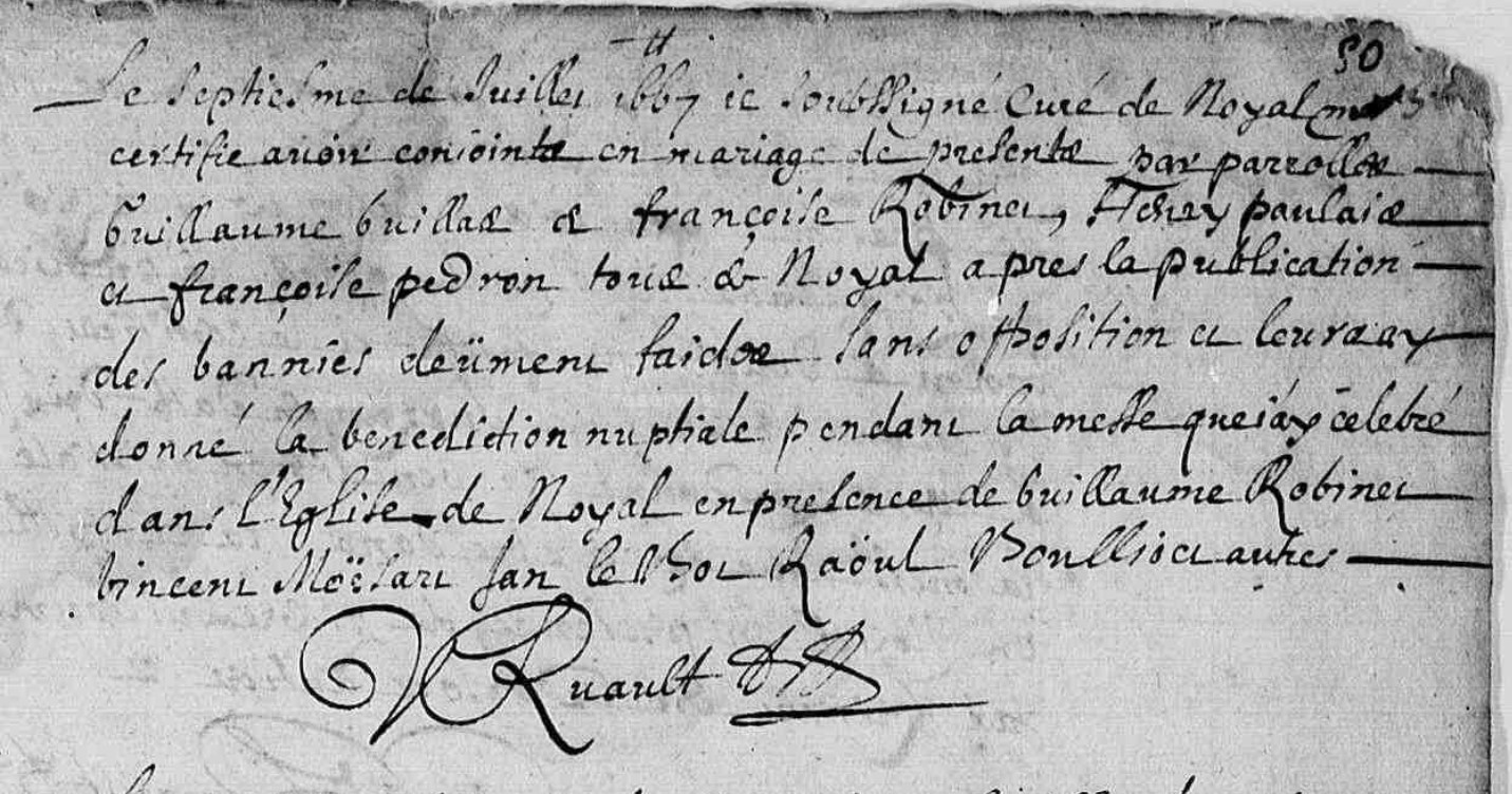Mariage Guillas Guillaume - Robinet Francoise 07_07_1667.jpg